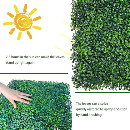 ODTORY Artificial Grass Wall Backdrop Panels, 16 X 12 in 12P UV-Anti Greenery - Image 4