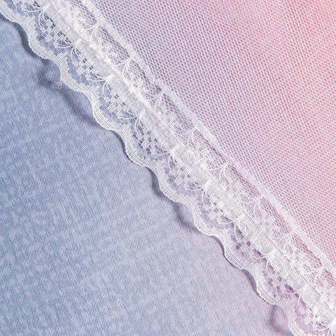 XiDi Curtains for Bedroom Decor, Rainbow GreyPinkPu-34-96 - Image 7