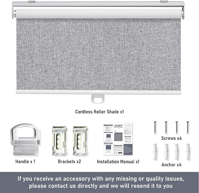 Customize Cordless Roller Shades Blackout Blinds - Image 9