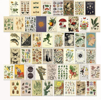 Vintage Room Bedroom Wall Dorm Posters Pictures by woonkit