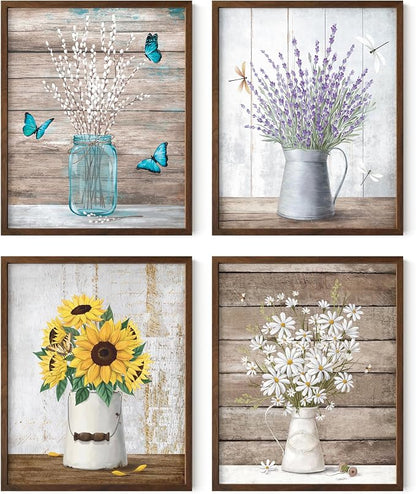 HAUS AND HUES Flower Wall Decor by HausandHuesArtPrints