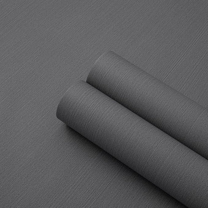24"x393" Grey Grasscloth Peel and Stick Fabric Textured Contact Paper Linen - Image 5