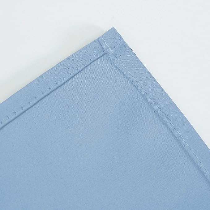 LEMOMO Sky Blue Thermal Blackout Curtains/52 x 63 Inch/Set of 2 Panels Room - Image 8