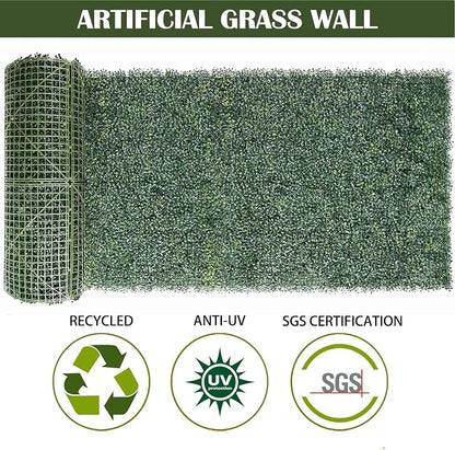 12PCS 20"x 20" Artificial Boxwood Wall Panels, UV-Anti Grass Wall Hedge Plant - Image 5