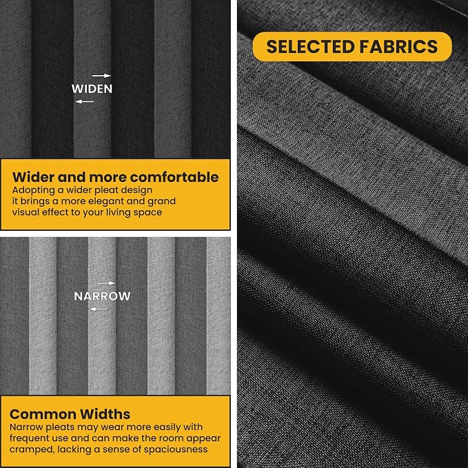 Room Divider Curtain Sets with Flexible Ceiling Track, Privacy Soundproof - Image 6