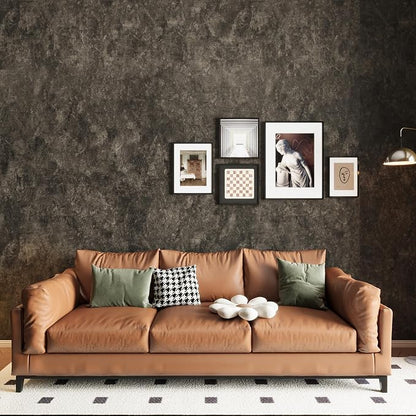 3yecao 48"×591" Extra Wide Big Roll Large Size Dark Brown Tan Gray Concrete - Image 4