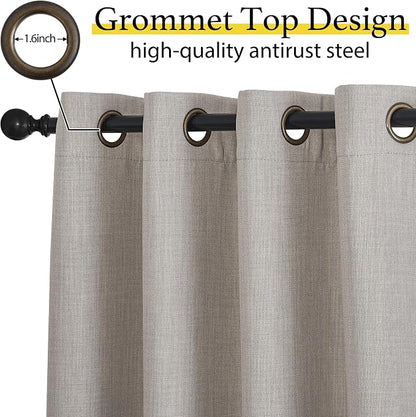 NICETOWN Valances for Bedroom, Farmhouse Windows Blackout Thermal Insulated - Image 6