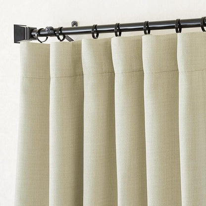 NICETOWN Room Darkening Living Room Curtains 96 inches Long, Pinch Pleated - Image 2