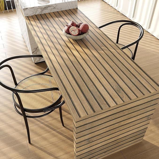VEELIKE Slat Wood Contact Paper Wood Wallpaper Peel and Stick - Image 7