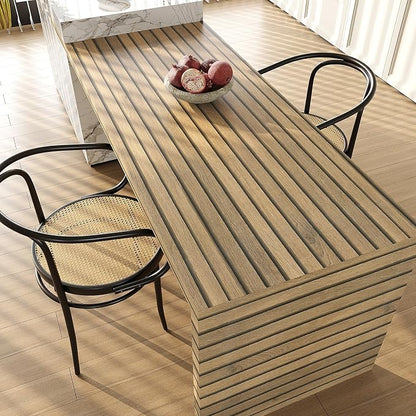 VEELIKE Slat Wood Contact Paper Wood Wallpaper Peel and Stick - Image 7