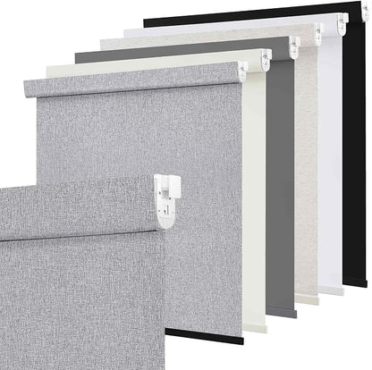 SUNOFF No Drill Tools Cordless Blackout Roller Shades Blinds by SUNOFF
