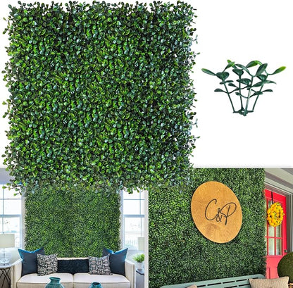 ODTORY Artificial Grass Wall Panel Backdrop, 10 X 10 in 25P UV-Anti Greenery by ODTORYHOME