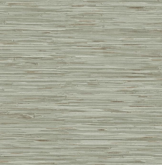 NuWallpaper Green Grassweave Peel and Stick Wallpaper, Textured Removable by NuWallpaper
