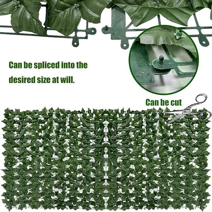 Artificial Ivy Privacy Fence Roll Screen, Garden Greenery Decor - Image 4