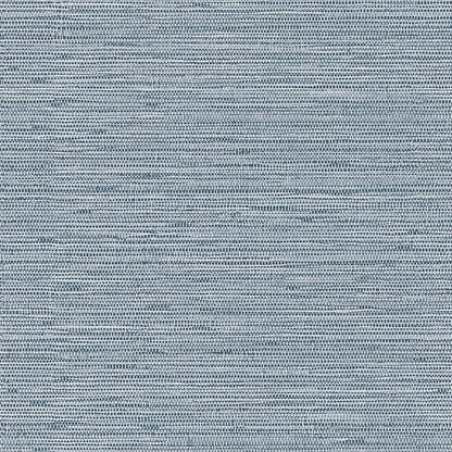 HueBurst Grasscloth Peel and Stick Wallpaper 17.3" x 197" Blue Textured by HueBurst
