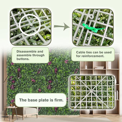 Greenery Grass Wall Boxwood Plant Roll: 48"x128" - Image 4