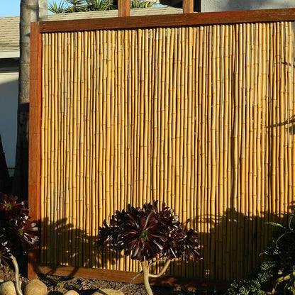 FOREVER BAMBOO Natural Bamboo Fencing Decorative Rolled Fence Panel 0.75 in D x - Image 3
