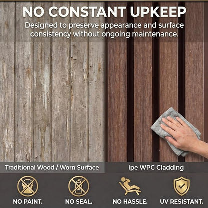 From Plain to Beautiful in Hours WPC Exterior Wall Slat Panels Waterproof - Image 7