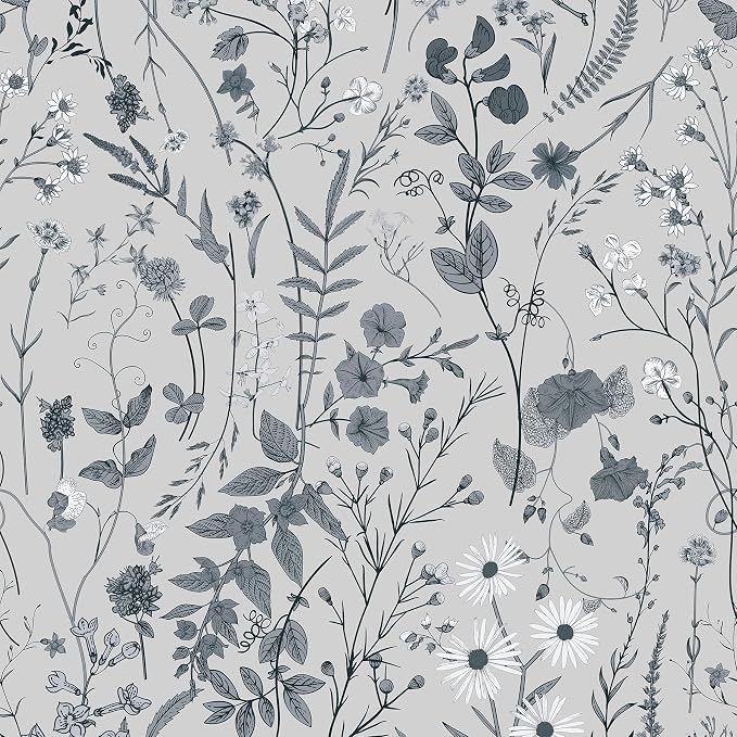 JiffDiff Floral Peel and Stick Wallpaper by wallpaper