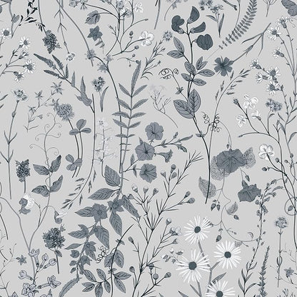 JiffDiff Floral Peel and Stick Wallpaper by wallpaper