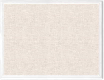 U Brands Farmhouse Linen Bulletin Board, Industrial Grade Pinning Surface by UBrands
