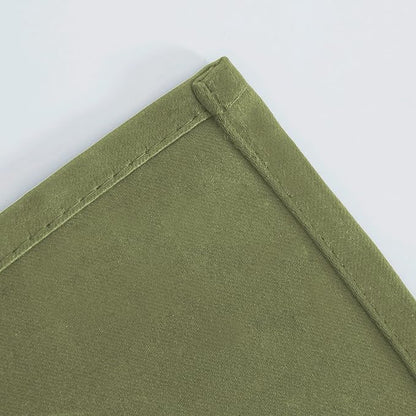 LEMOMO Olive Green Blackout Curtains 42 x 63 Inch Length/Set of 2 Curtain - Image 8