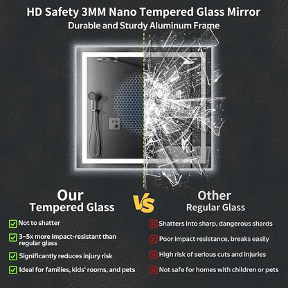 40"x36" LED Bathroom Mirror - Image 7