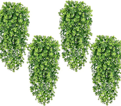 Waipfaru 4Pcs Fake Hanging Plants 3ft Fake Plants UV Resistant Fake Vines by Waipfaru
