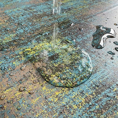 JiffDiff Vintage Metallic Peel and Stick Wallpaper Industrial Metallic Concrete - Image 4