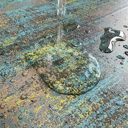 JiffDiff Vintage Metallic Peel and Stick Wallpaper Industrial Metallic Concrete - Image 4