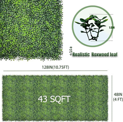 Artificial Ivy Privacy Fence Screen, Backyard Greenery Wall Backdrop Decor - Image 2