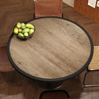 BOMENG 31.5x197in Extra Wide Dark Brown Wood Grain Contact Paper Peel and Stick - Image 9