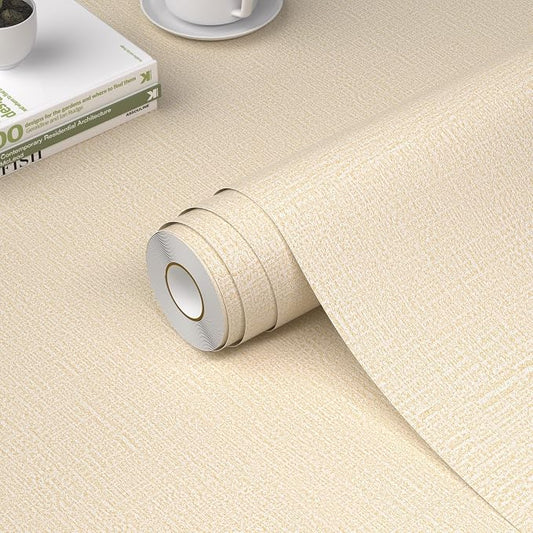 WADILE Grasscloth Peel and Stick Wallpaper 23.6in x 118in, Textured Contact by WADILE