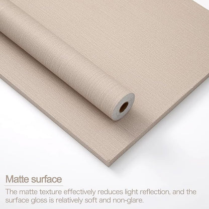 24in X 393in Grasscloth Peel and Stick Fabric Textured Contact Paper - Image 3