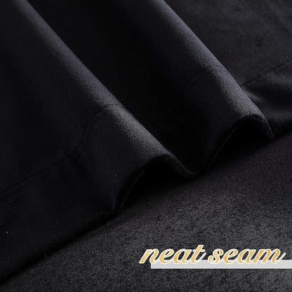 NICETOWN Black Out Velvet Curtains 54 inches Long - Image 6