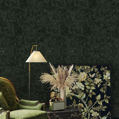 Dark Green Peel and Stick Wallpaper - Image 9