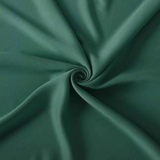 LEMOMO Blackout Curtains 66 x 95 inch/Dark Green Curtains Set of 2 - Image 6