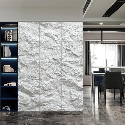 KASARO 3D Faux Stone Wall Panels, Home & Office Accent Wall, Easy Install - Image 7