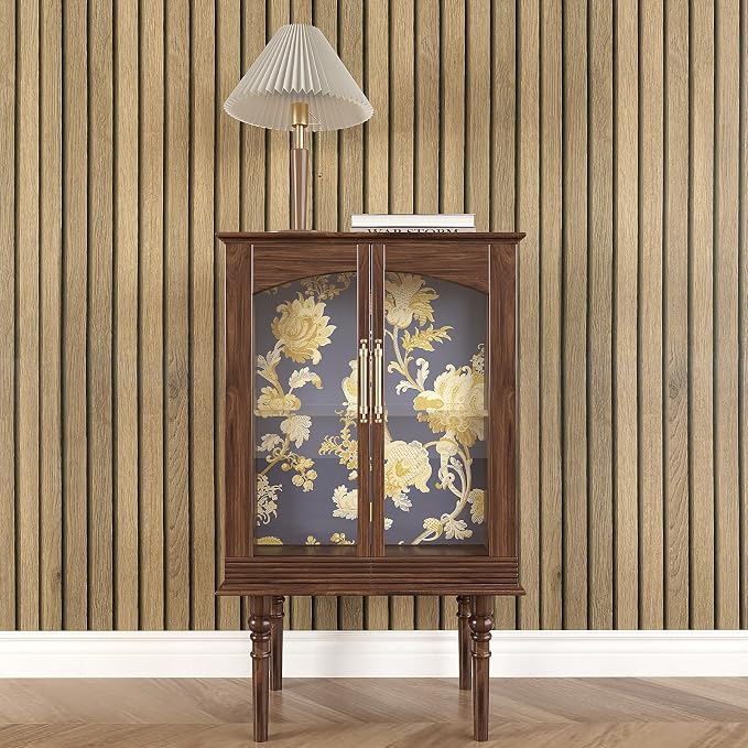 VEELIKE Slat Wood Contact Paper Wood Peel and Stick Wallpaper - Image 5