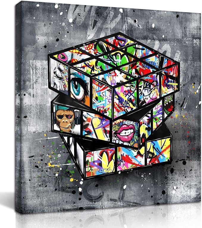 SIXTTART Graffiti Wall-Art by SIXTTARTCANVASWALLART