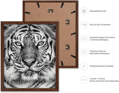 Poster Master Vintage Tiger Face Print - Image 2