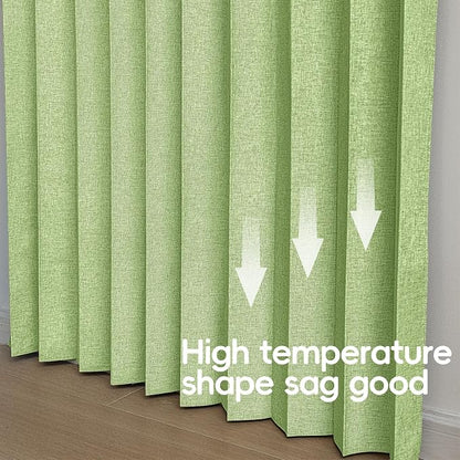 AJAZZ 100% Blackout Magnetic Door Curtain Accordion Doors Interior Folding - Image 9
