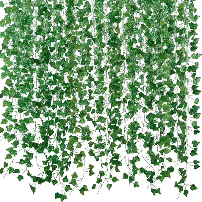 Freyalife Fake Vines for Room Decor Artificial Ivy Leaves Hanging Greenery by Unknown