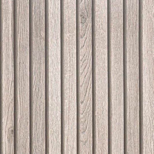 VEELIKE Rustic Grey Oak Wood Slat Peel and Stick Wallpaper 24''x118'' Faux Wood by VEELIKE