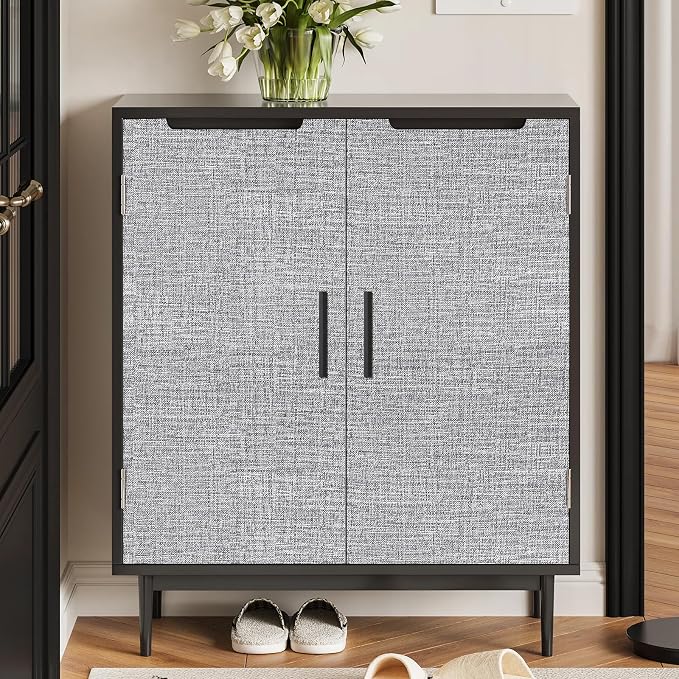 Grey Grasscloth Peel and Stick Wallpaper 17.3"x120" Faux Linen Textured Contact - Image 6