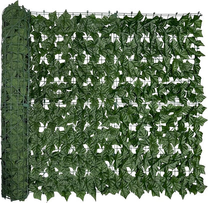 Artificial Ivy Privacy Fence Screen:120 "x 40" Anti-Ultraviolet Artificial by DOPGIB