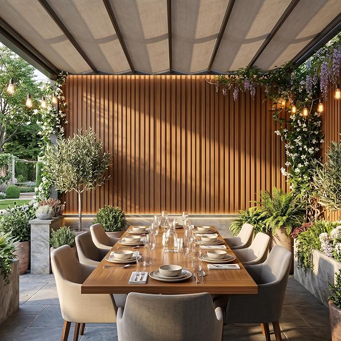 From Plain to Beautiful in Hours WPC Exterior Wall Slat Panels Waterproof - Image 13