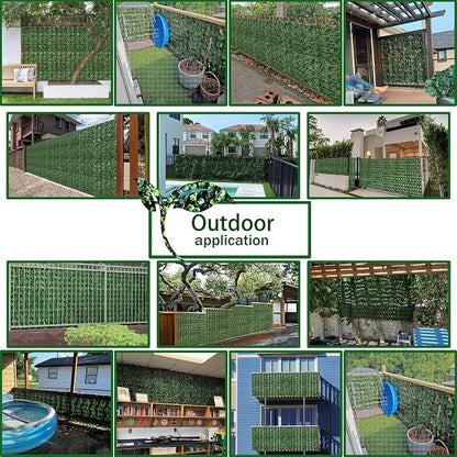 ODTORY Artificial Ivy Privacy Fence Wall Screen, 48x120 in UV-Anti Faux - Image 5