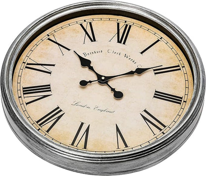 Bernhard Products Large Decorative Wall Clock 20 Inch Silent Non Ticking - Image 2