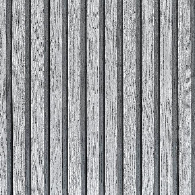 Gray Wood Slat Wallpaper by LOVADA